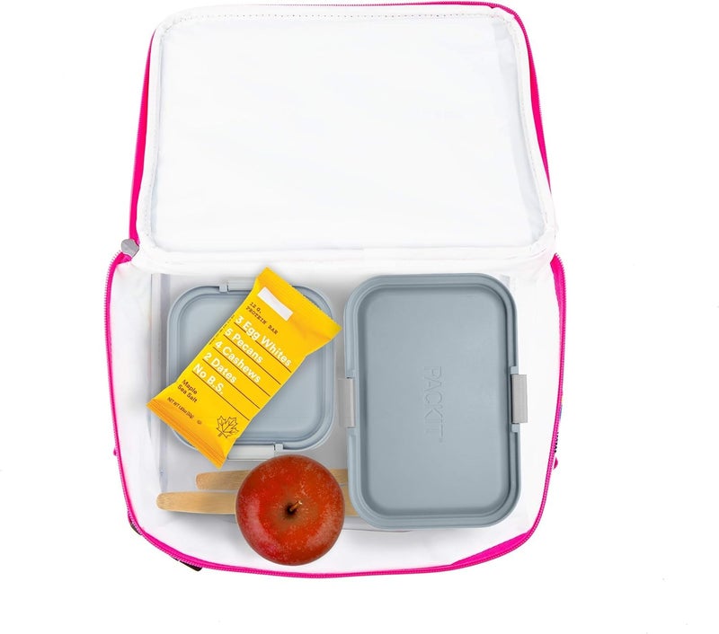 PackIt Freezable Classic Lunch Box, Rainbow Sky, Built with EcoFreeze Technology, Collapsible, Reusable, Zip Closure With Zip Front Pocket and Buckle Handle, Perfect for School Lunches - Image 3